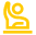 Person with raised hand